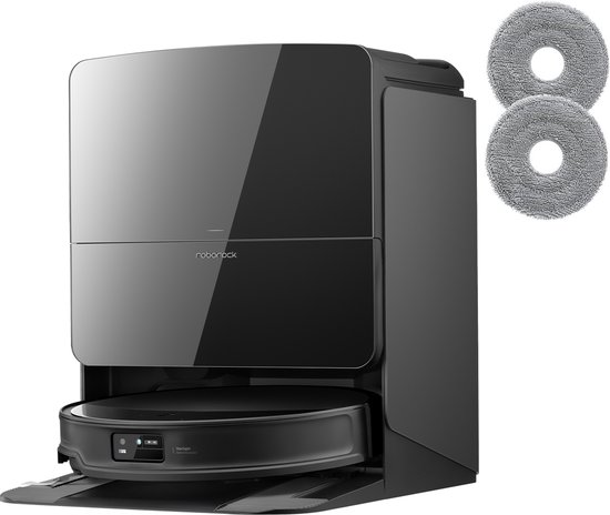 Roborock Saros 10R Set– Robotstofzuiger Met Dweilfunctie– 22000Pa–7,98 cm Ultraslank Ontwerp–Vuildetectiesysteem–80℃ Warmwatermopwas–Zelfreinigend Station & Anti-Klit Borstels – Slimme spraakassistent– S8 maxv ultra Upgrade-2 Dweilen