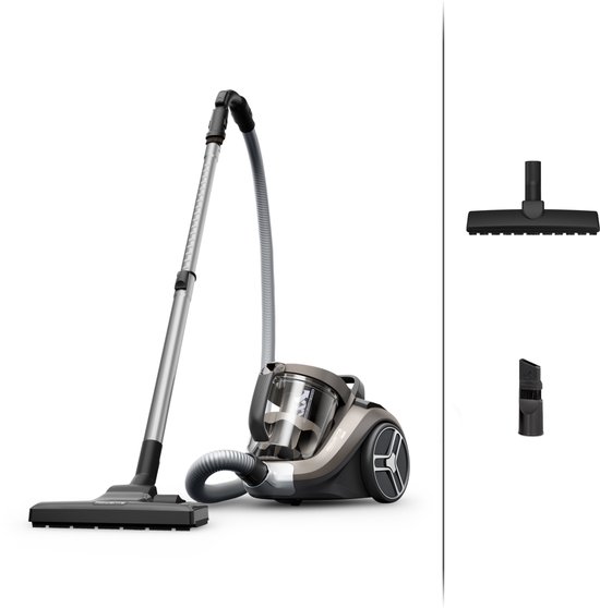 Rowenta Compact Power XXL RO4B30 - Stofzuiger - Zonder Zak - Inclusief Parketborstel - Compact - Krachtige Zuigkracht