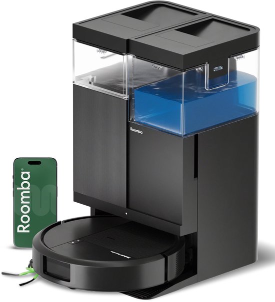 iRobot Roomba Combo Plus 515 Robotic Vacuum Cleaner Black