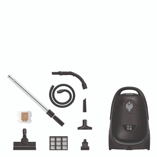Nilfisk Perform Allergy Plus Stofzuiger met Zak – HEPA 14 Filter, 4L Capaciteit, LED Combi Mondstuk, 2m Slang, Geschikt voor Tapijt & Harde Vloeren, 10 Jaar Motorgarantie