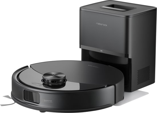 Roborock Q10 S5+ Robotstofzuiger en Dweil met Zelflediging-Zuigkracht van 10000 Pa-Vibrerende dweilpads-Handsfree Reinigen tot 7 Weken-Dubbel Anti-klitontwerp-Automatisch dweilen-Obstakelvermijding-Zwart-S8 Plus Upgrade
