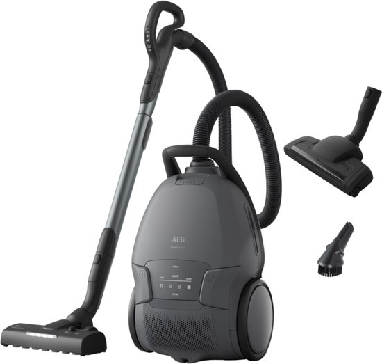 AEG AB81A2DG 8000 serie - Stofzuiger met zak - Best getest Consumentenbond juni 2026 - Geschikt voor alle vloeren - Turbozuigmond - Dierenhaar - Vacuum cleaner - Sterke zuigkracht