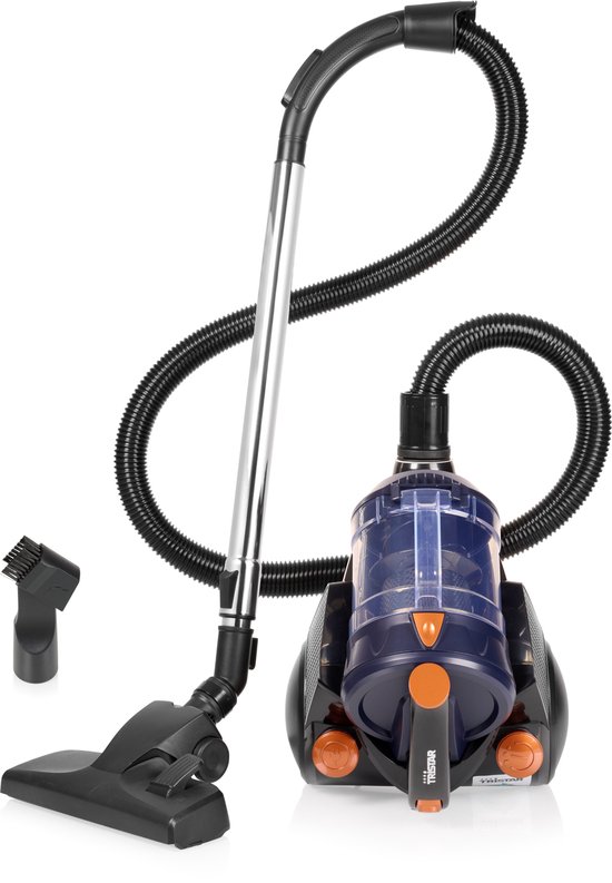 Tristar Stofzuiger SZ-4135 - Stofzuiger zonder zak - Cyclone vacuum cleaner - Geschikt voor alle oppervlakken - 9M actieradius - XXL Stofbak - Blauw